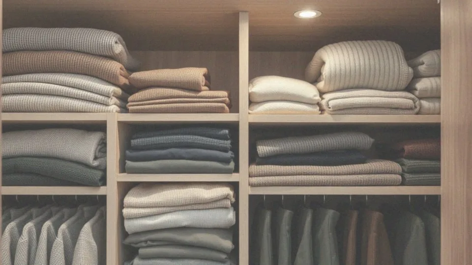 Jak przechowywać ubrania sezonowe w głębokiej szafie?