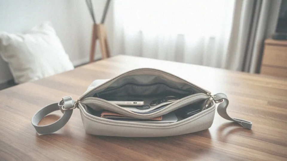 Co znajduje się w praktycznym wnętrzu torebki crossbody?