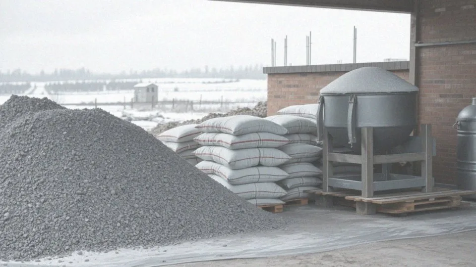 Jakie są wymagania dotyczące surowców do zaprawy zimowej?