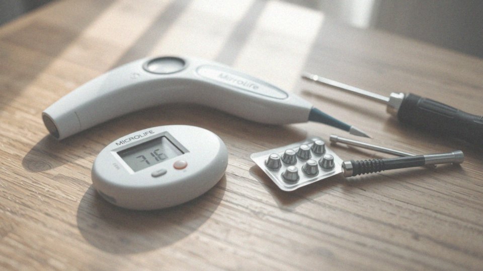 Jak wymienić baterie w termometrze Microlife?