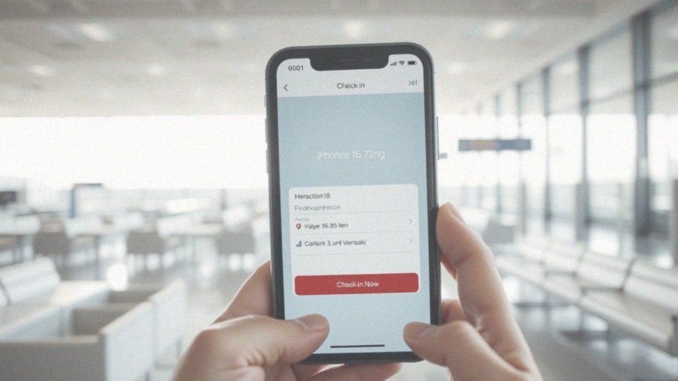 Jakie są zasady korzystania z mobilnej aplikacji do odprawy online?