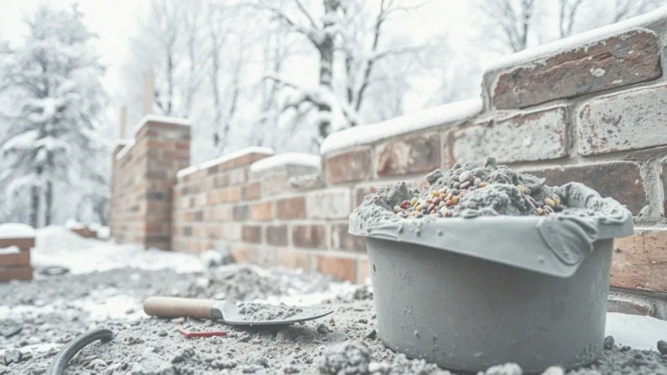 Jakie są najczęstsze domieszki w zaprawie murarskiej zimowej?