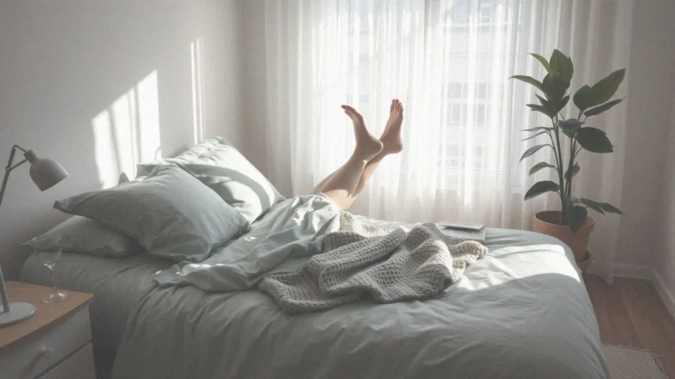 Jakie schorzenia usprawniają leżenie z nogami w górze?