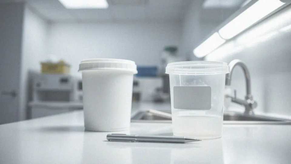 Jak przygotować pojemnik na mocz do badania?