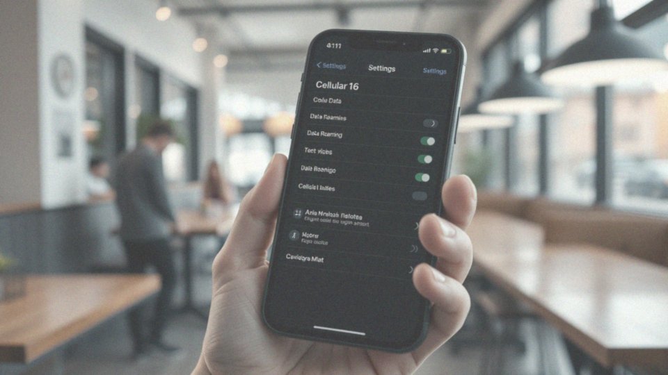 Jak włączyć transmisję danych w telefonie z iOS?