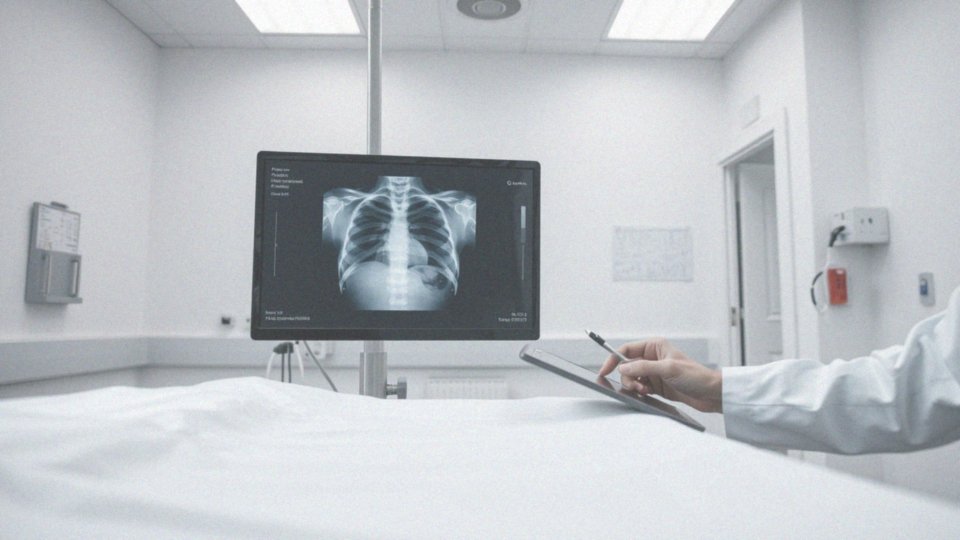 Jakie badania są używane do oceny stłuczenia mostka?