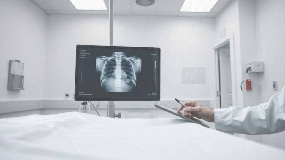 Jakie badania są używane do oceny stłuczenia mostka?