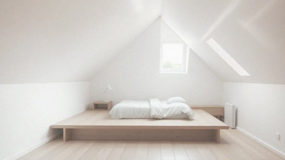 Jak zaplanować przestrzeń do spania na wysokim poddaszu?