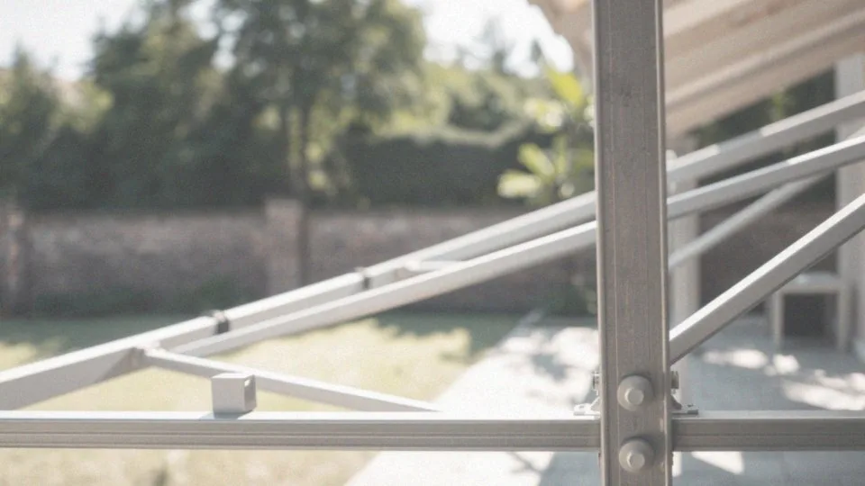 Jakie są stabilne podpory zwijanego zadaszenia tarasu?