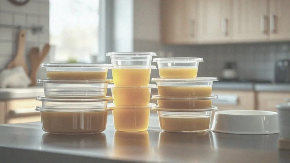 Jak mrozić rosół dla psa?