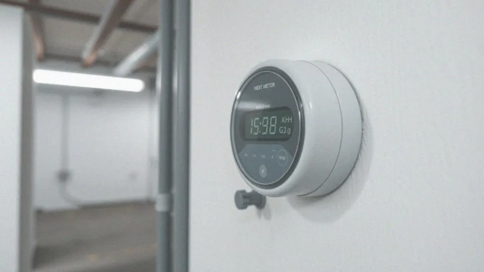 Jakie informacje można uzyskać z cyfrowego wyświetlacza licznika ciepła?