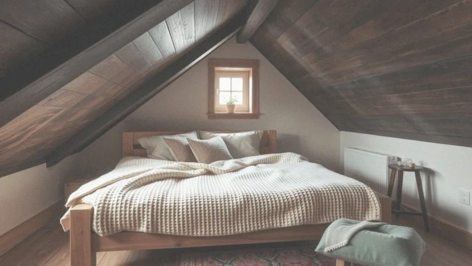 Jakie elementy dekoracyjne warto zastosować w sypialni na poddaszu?