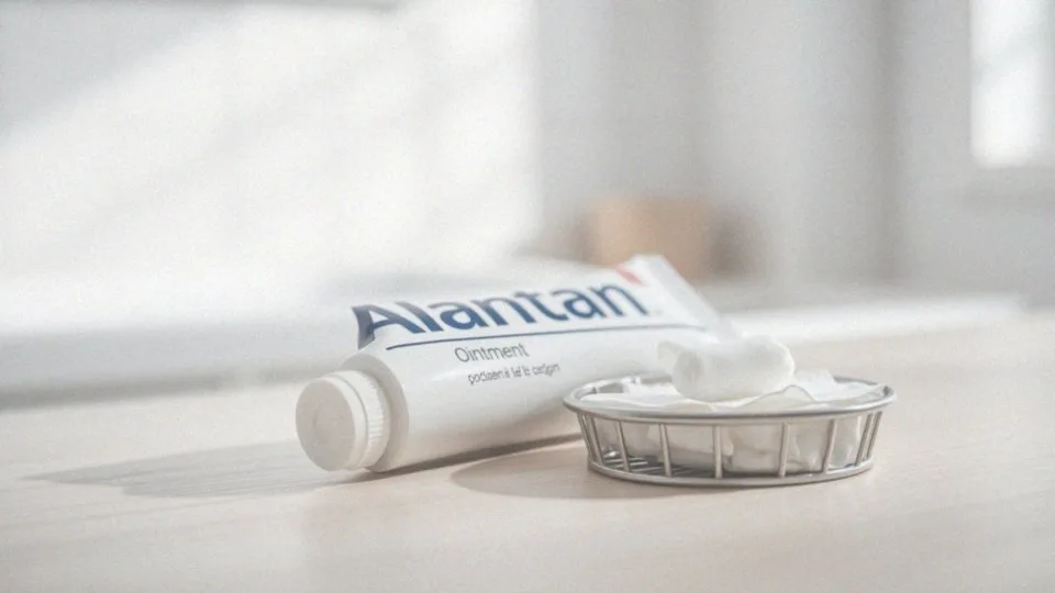 Jakie są właściwości alantoiny w maści Alantan?