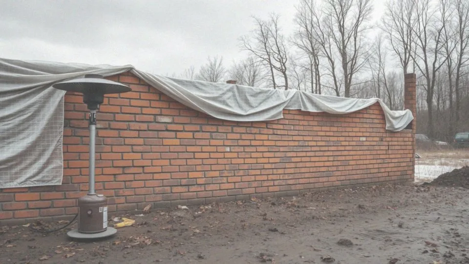 Jak zabezpieczyć wykonane roboty murarskie przed mrozem?