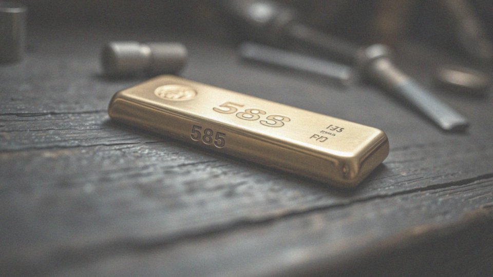 Ile czystego złota zawiera złoto 585?