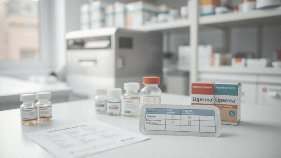 Jak wygląda tabela z zawartością enzymów w preparatach dostępnych na rynku?