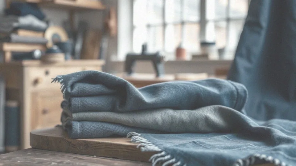 Jakie materiały są najlepsze dla granatowych spodni?