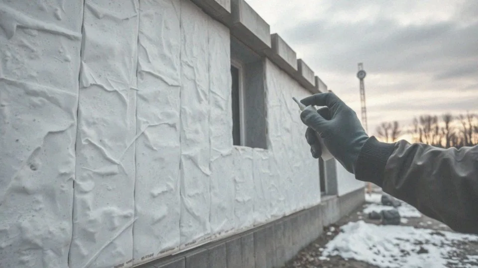 Jakie są rekomendacje dotyczące temperatur do klejenia styropianu?