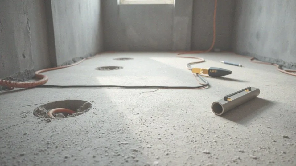 Jakie kanały są wykorzystywane w podłogowej instalacji elektrycznej?