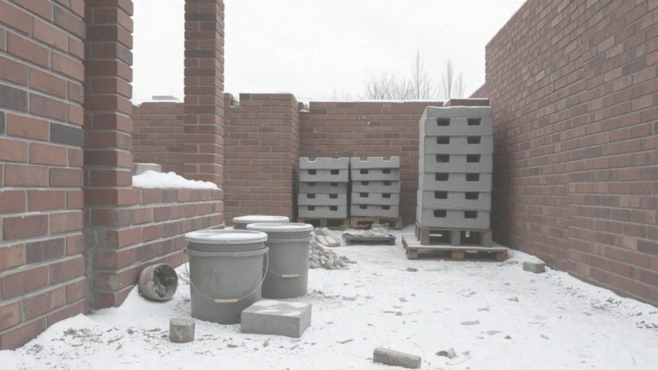 Jakie materiały są odpowiednie do murowania w zimie?