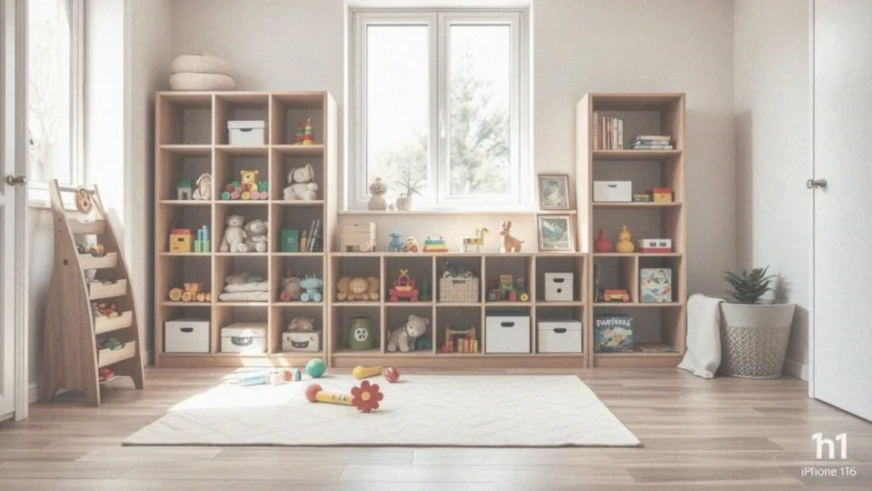 Jakie są zalety używania regałów na zabawki?