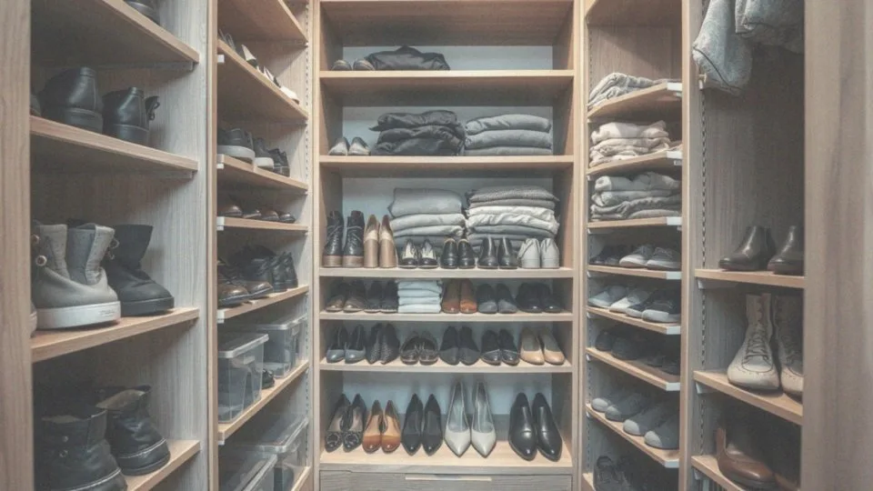 Jak przechowywać buty w głębokiej szafie?