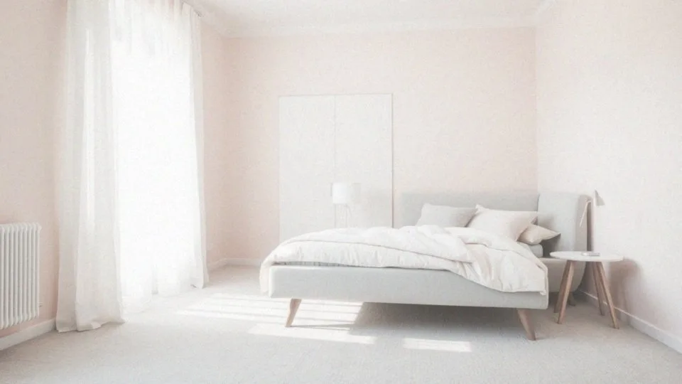 Jakie meble są odpowiednie do sypialni w pudrowym różu i szarości?