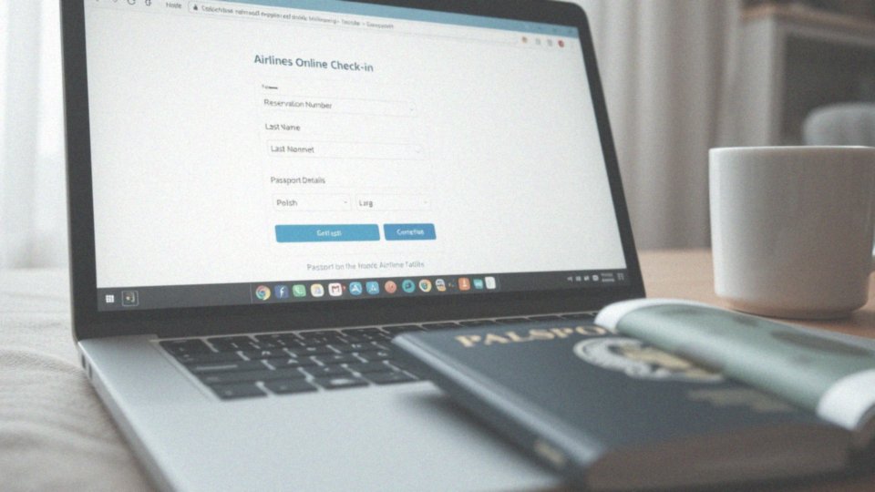 Jakie informacje są potrzebne do odprawy online?