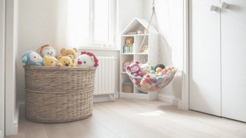 Jak przechowywać pluszaki i inne większe zabawki?
