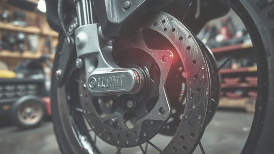 Blokada tarczy hamulcowej z alarmem – jak zwiększa bezpieczeństwo motocykla?