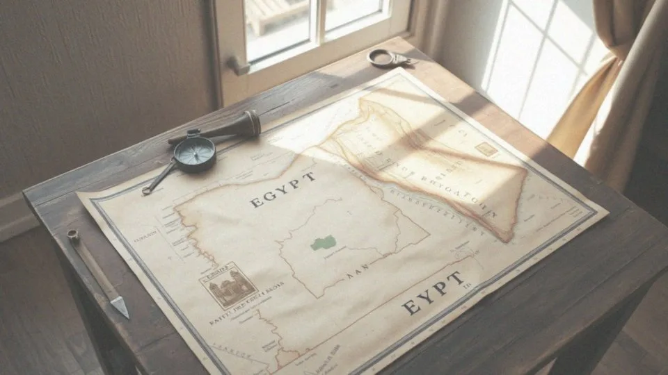 Egipt mapa geograficzna – odkryj jego cechy i sąsiedztwo