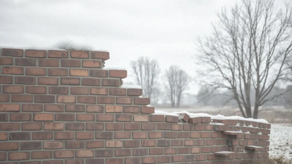 Murowanie a nocne przymrozki – jak zabezpieczyć konstrukcję?