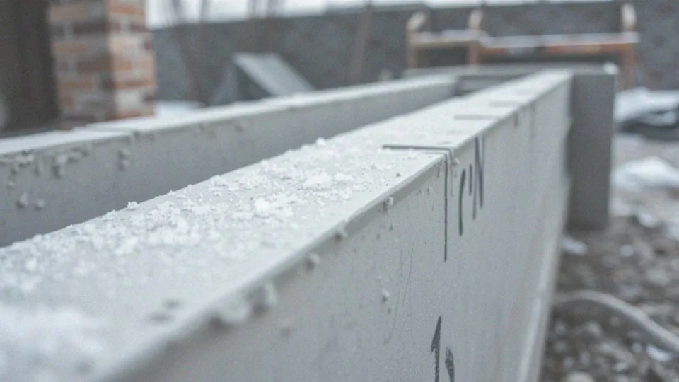 Wylany beton a przymrozek – jak uniknąć uszkodzeń?